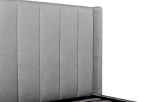 Load image into Gallery viewer, Lucca Queen Bed (With Storage) - Pearl Grey - Boho Bliss