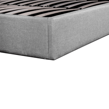 Load image into Gallery viewer, Lucca Queen Bed (With Storage) - Pearl Grey - Boho Bliss