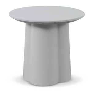 Luna Side Table - Light Grey - Boho Bliss