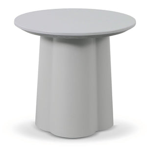 Luna Side Table - Light Grey - Boho Bliss