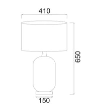 Load image into Gallery viewer, Lusso Table Lamp - Tall - Boho Bliss
