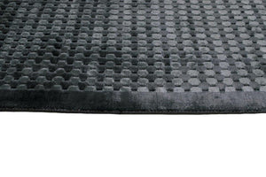 Luxe Spotted Rug 300x400 - Charcoal - Boho Bliss