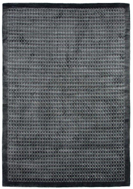 Luxe Spotted Rug 350x450 - Charcoal - Boho Bliss