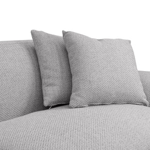 Lyra 3 Seater Left Chaise Sofa - Sterling Sand - Boho Bliss