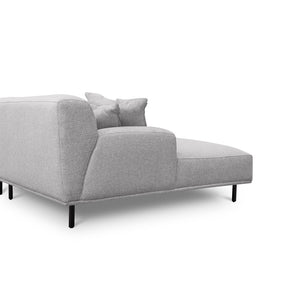 Lyra 3 Seater Left Chaise Sofa - Sterling Sand - Boho Bliss