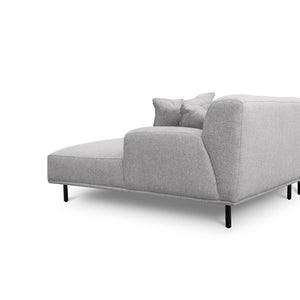 Lyra 3 Seater Right Chaise Sofa - Sterling Sand - Boho Bliss
