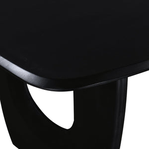 Madox 2.2m Dining Table - Full Black - Boho Bliss