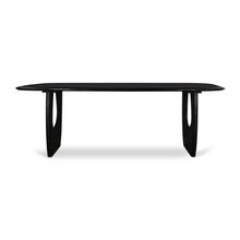 Load image into Gallery viewer, Madox 2.2m Dining Table - Full Black - Boho Bliss