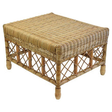 Load image into Gallery viewer, Mandalay Lattice Ottoman - Boho Bliss