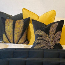 Load image into Gallery viewer, Marbella Cushion Cover - Gold Leaf - Boho Bliss