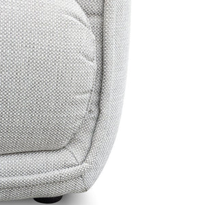 Marion 3 Seater Sofa - Light Texture Grey - Boho Bliss