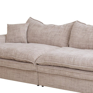 Marlowe Dune 3 Seater Sofa - Cream - Boho Bliss