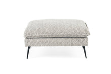 Load image into Gallery viewer, Marly Footstool - Mottled Taupe - Boho Bliss