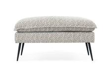 Load image into Gallery viewer, Marly Footstool - Mottled Taupe - Boho Bliss