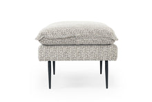 Load image into Gallery viewer, Marly Footstool - Mottled Taupe - Boho Bliss