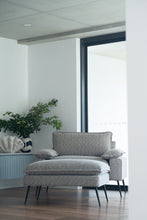 Load image into Gallery viewer, Marly Footstool - Mottled Taupe - Boho Bliss