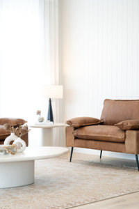 Marly Sofa - 1 Seat - Cognac - Boho Bliss