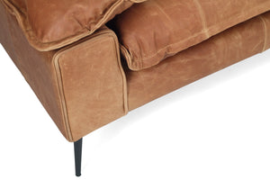 Marly Sofa - 1 Seat - Cognac - Boho Bliss