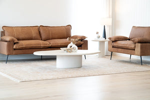 Marly Sofa - 1 Seat - Cognac - Boho Bliss