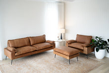 Load image into Gallery viewer, Marly Sofa - 3 Seat - Cognac - Boho Bliss