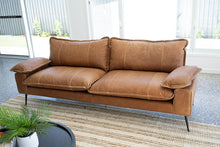 Load image into Gallery viewer, Marly Sofa - 3 Seat - Cognac - Boho Bliss