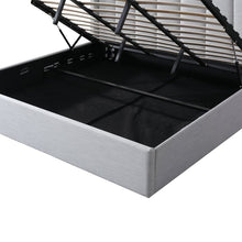 Load image into Gallery viewer, Marwick King Bed (with storage) - Pearl Grey - Boho Bliss