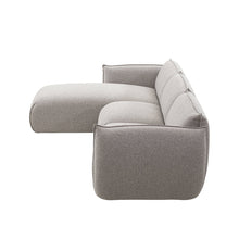 Load image into Gallery viewer, Mavi 3 Seater Left Chaise Sofa - Clay Grey - Boho Bliss