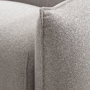 Mavi 3 Seater Left Chaise Sofa - Clay Grey - Boho Bliss