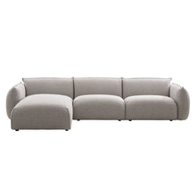 Load image into Gallery viewer, Mavi 3 Seater Left Chaise Sofa - Clay Grey - Boho Bliss