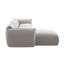 Load image into Gallery viewer, Mavi 3 Seater Left Chaise Sofa - Clay Grey - Boho Bliss