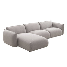 Load image into Gallery viewer, Mavi 3 Seater Left Chaise Sofa - Clay Grey - Boho Bliss