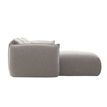 Load image into Gallery viewer, Mavi 3 Seater Left Chaise Sofa - Clay Grey - Boho Bliss