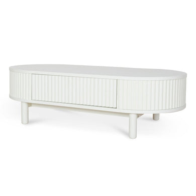 Melita 1.2m Coffee Table - Warm White - Boho Bliss