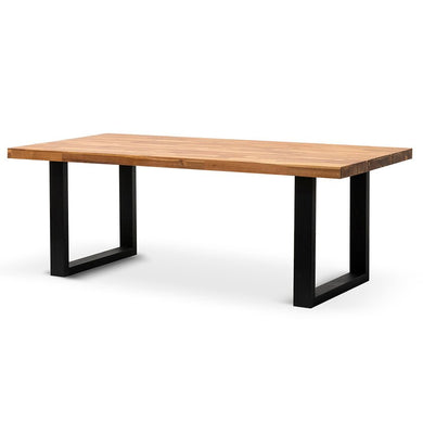 Mesa Acacia Wood Dining Table 2.1m - Boho Bliss