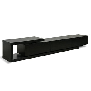 Metro Extendable Entertainment Unit - Black - Boho Bliss