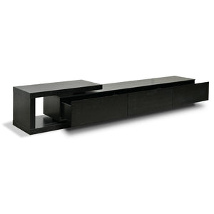 Metro Extendable Entertainment Unit - Black - Boho Bliss