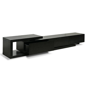 Metro Extendable Entertainment Unit - Black - Boho Bliss