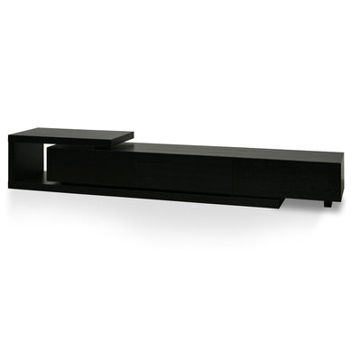 Metro Extendable Entertainment Unit - Black - Boho Bliss