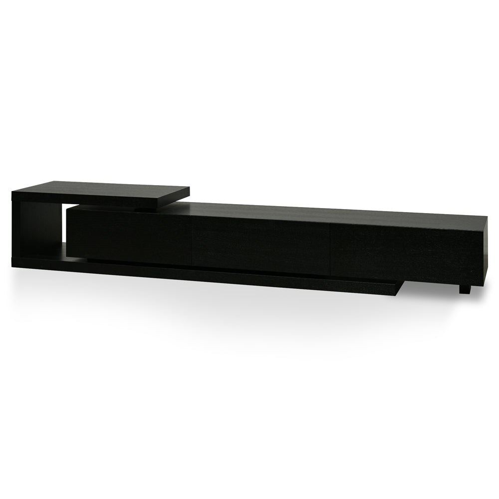 Metro Extendable Entertainment Unit - Black - Boho Bliss