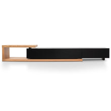 Load image into Gallery viewer, Metro Extendable Entertainment Unit - Natural/Black - Boho Bliss