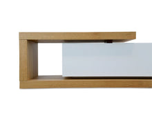 Load image into Gallery viewer, Metro Extendable Entertainment Unit - Natural/White - Boho Bliss