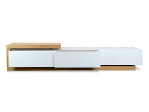 Metro Extendable Entertainment Unit - Natural/White - Boho Bliss