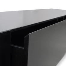Load image into Gallery viewer, Metro Extendable Entertainment Unit - Walnut/Black - Boho Bliss