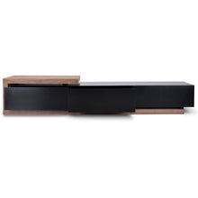 Load image into Gallery viewer, Metro Extendable Entertainment Unit - Walnut/Black - Boho Bliss