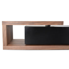 Load image into Gallery viewer, Metro Extendable Entertainment Unit - Walnut/Black - Boho Bliss