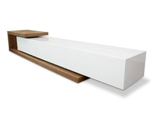 Load image into Gallery viewer, Metro Extendable Entertainment Unit - Walnut/White - Boho Bliss