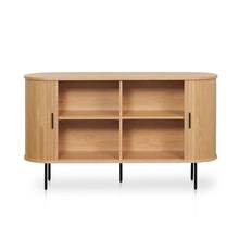Load image into Gallery viewer, Midnight Curve 1.4m Buffet Unit - Natural - Boho Bliss