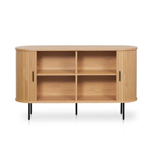Midnight Curve 1.4m Buffet Unit - Natural - Boho Bliss