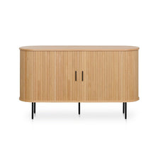 Load image into Gallery viewer, Midnight Curve 1.4m Buffet Unit - Natural - Boho Bliss