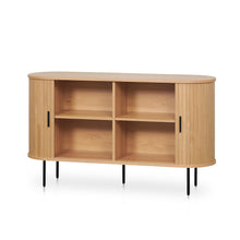 Load image into Gallery viewer, Midnight Curve 1.4m Buffet Unit - Natural - Boho Bliss